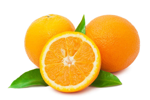 Orange with peel